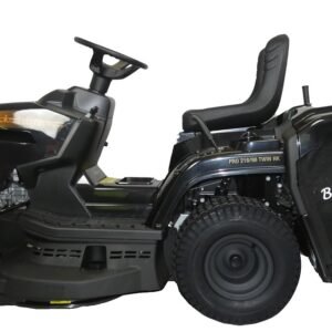 BLACK EDITION Rasentraktor PRO 218/98 Twin H inkl. Anhängerkupplung