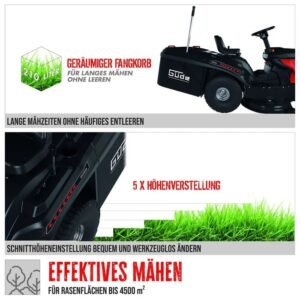 GÜDE GAR 840 T Hydrostat Rasentraktor